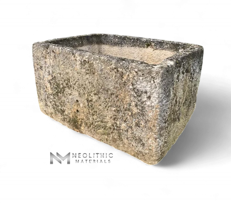 Antique French Limestone Trough - Image 1